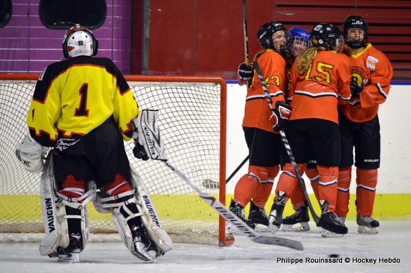Photo hockey reportage Fem élite : Les Aigles emportés par les Rafales