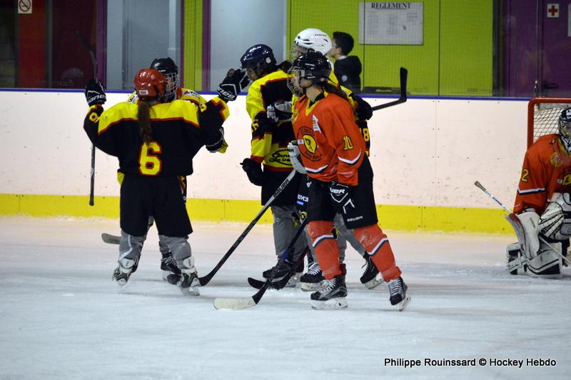 Photo hockey reportage Fem élite : Les Aigles emportés par les Rafales