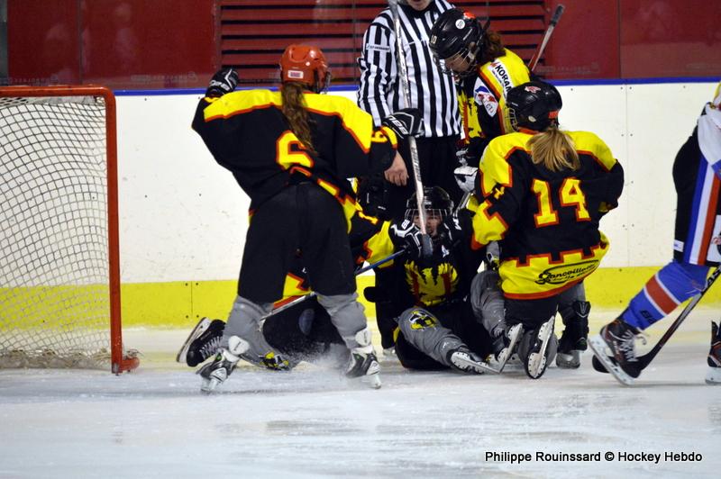 Photo hockey reportage Fem élite : Les Rebelles sur le fil !
