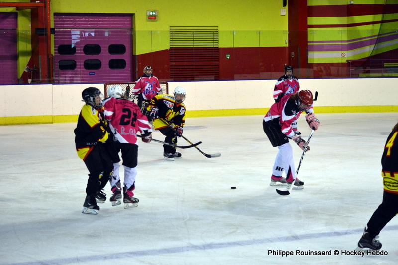 Photo hockey reportage Fem Elite : Bon départ des Bisontines