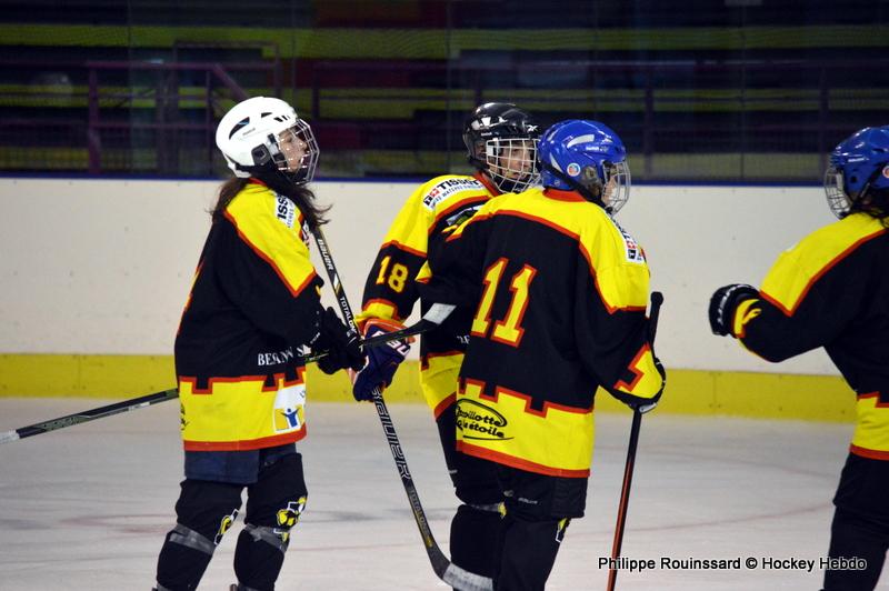 Photo hockey reportage Fem Elite : Bon départ des Bisontines
