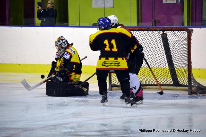 Photo hockey reportage Fem Elite : Bon départ des Bisontines