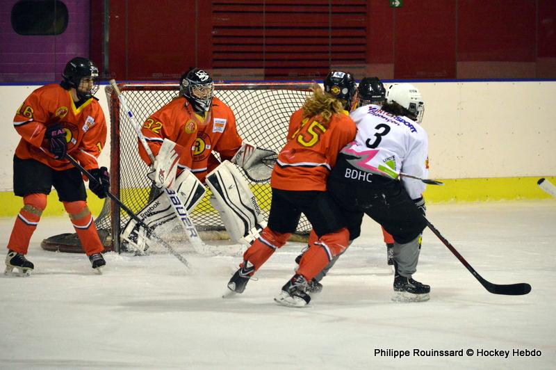 Photo hockey reportage Fem Elite : L'Aigle résiste aux Rafales