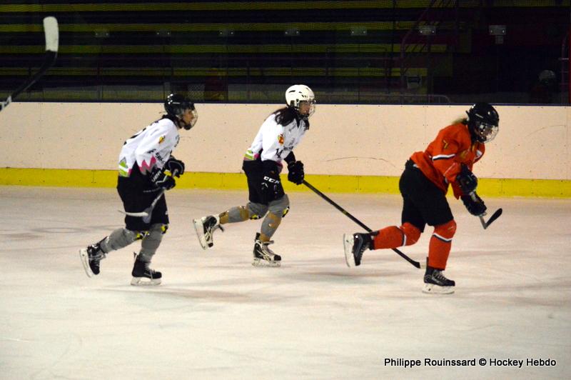Photo hockey reportage Fem Elite : L'Aigle résiste aux Rafales