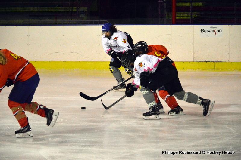 Photo hockey reportage Fem Elite : L'Aigle résiste aux Rafales