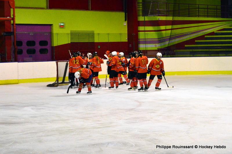 Photo hockey reportage Fem Elite : L'Aigle résiste aux Rafales