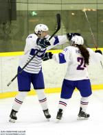 Photo hockey reportage Le sacre des françaises