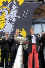 Photo hockey reportage Les Rouennais fêtent leurs héros