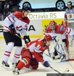 Photo hockey reportage Mondial 11: Le Canada appliqué