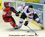 Photo hockey reportage Mondial 11: Les Lettons supérieurs