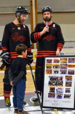 Photo hockey reportage N2 : Une première et une dernière