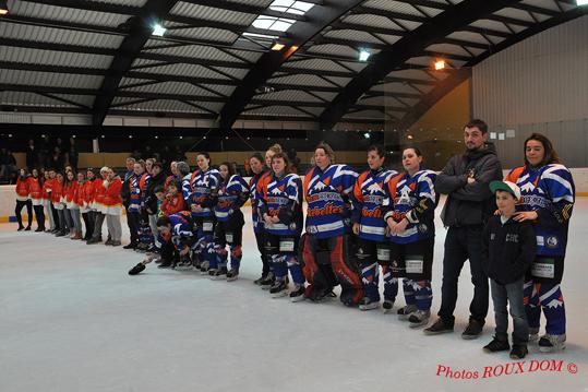 Photo hockey reportage Neuilly vainqueur du championnat féminin