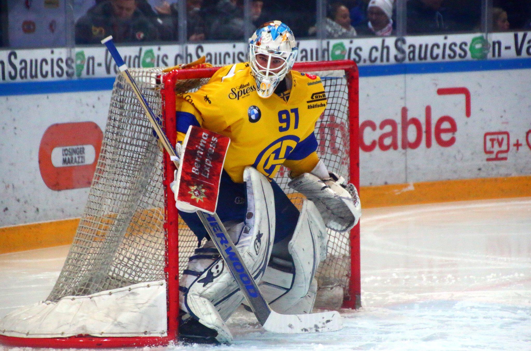 Photo hockey reportage NLA: Davos prend l'avantage après 40'