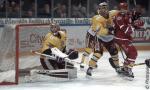 Photo hockey reportage NLA: Fin du match, à la 34e