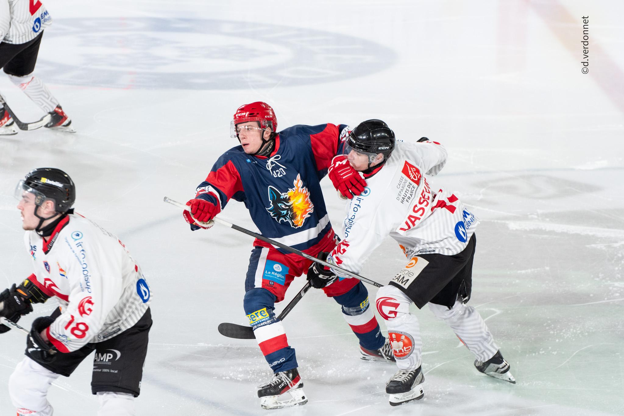 Photo hockey reportage PO U20 1/4 finale : Grenoble s'impose face à Amiens