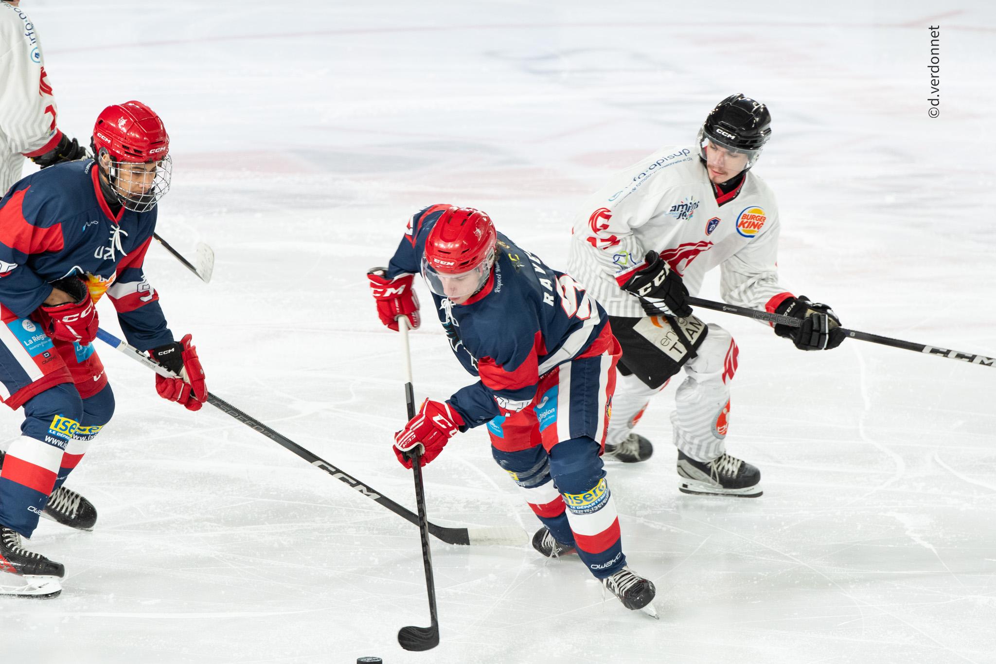 Photo hockey reportage PO U20 1/4 finale : Grenoble s'impose face à Amiens