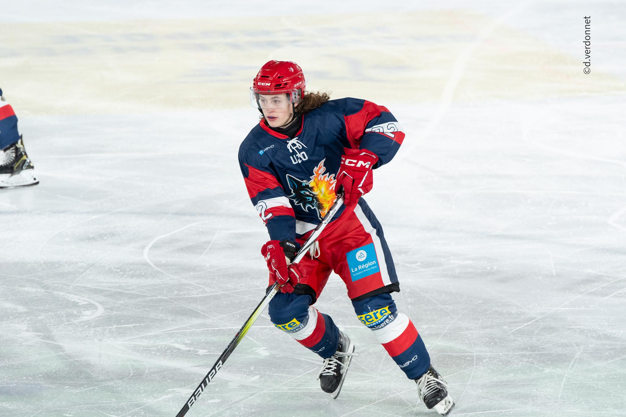 Photo hockey reportage PO U20 1/4 finale : Grenoble s'impose face à Amiens