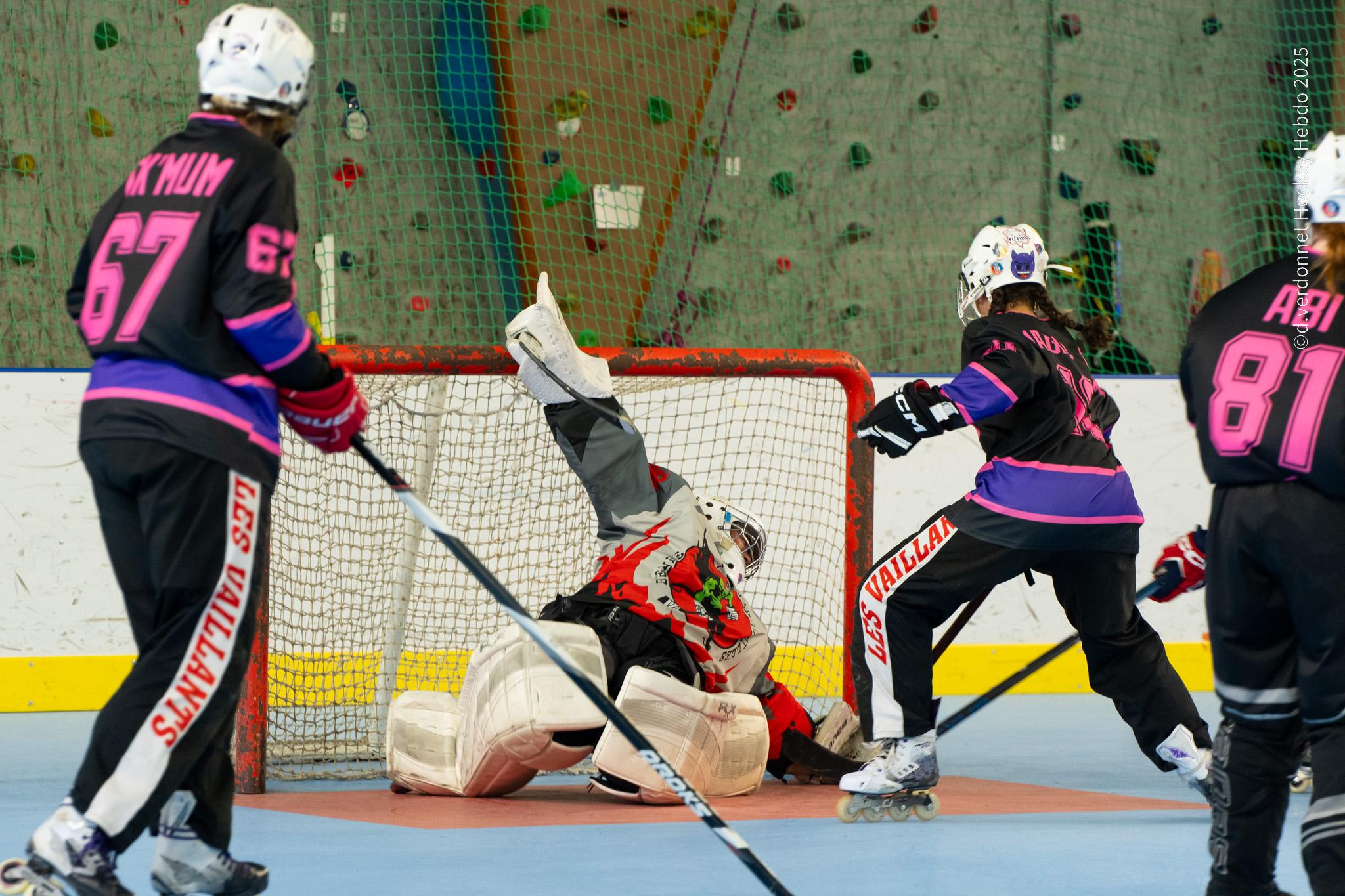 Photo hockey reportage Roller : 1er tournoi féminin à Villard Bonnot