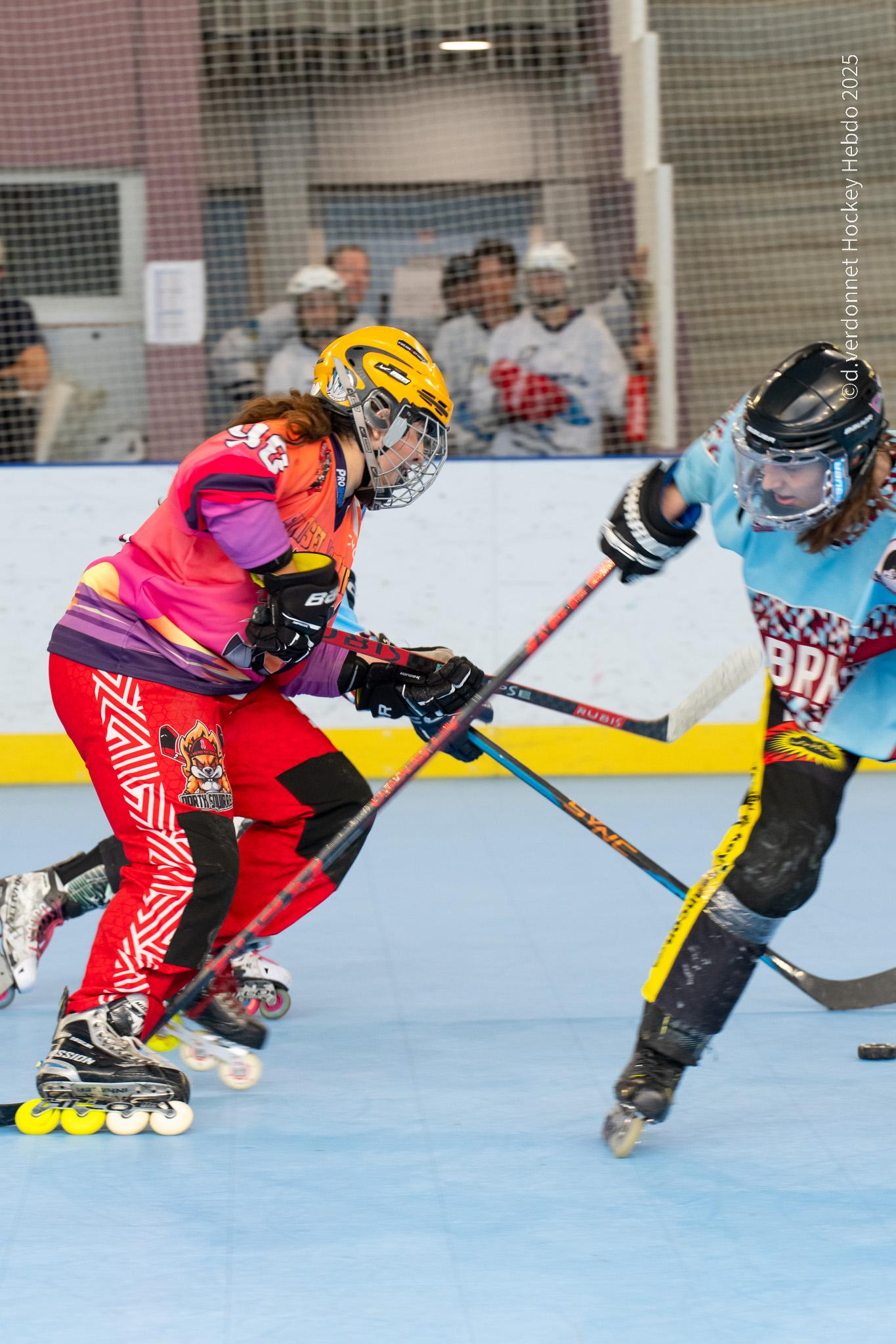 Photo hockey reportage Roller : 1er tournoi féminin à Villard Bonnot