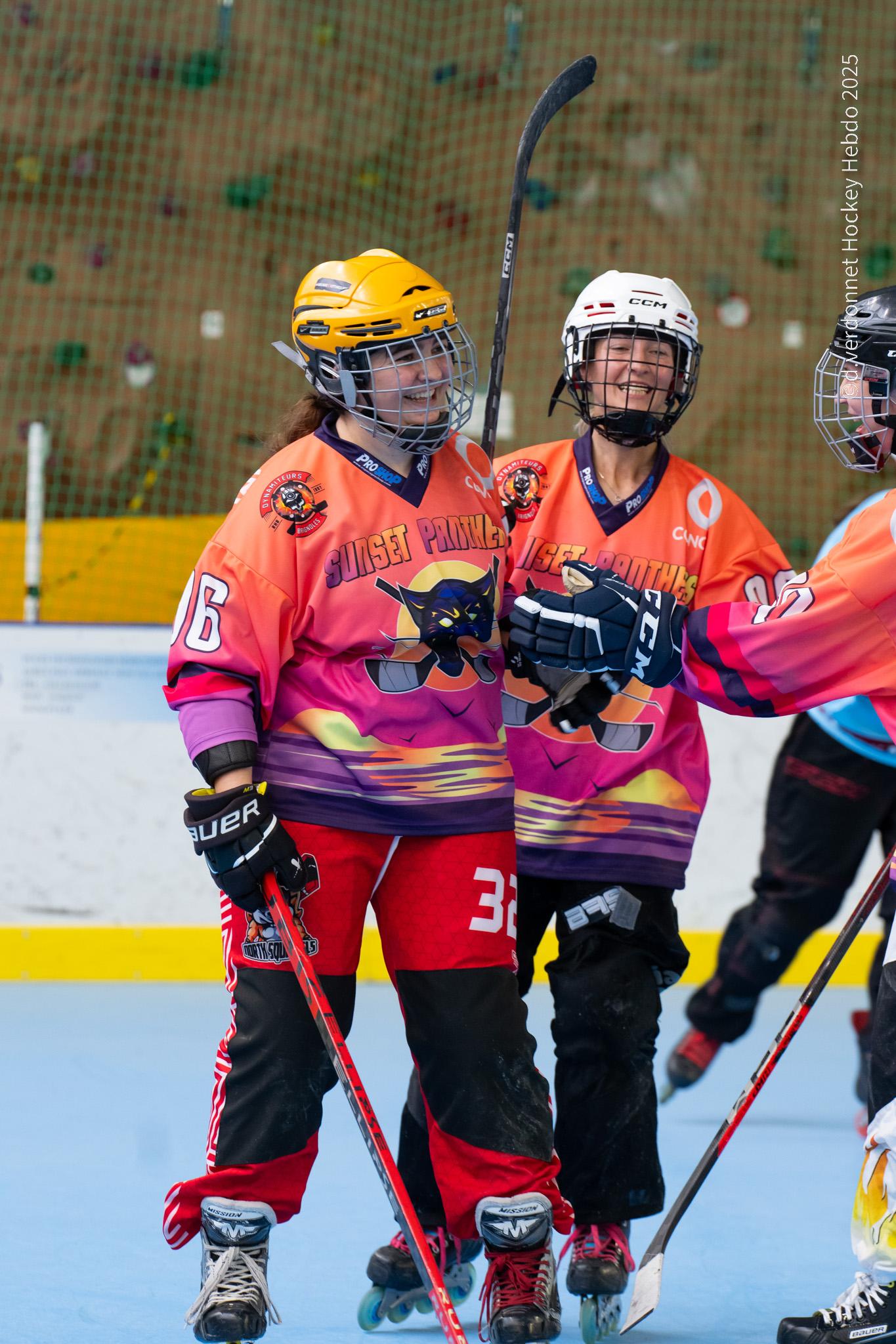 Photo hockey reportage Roller : 1er tournoi féminin à Villard Bonnot