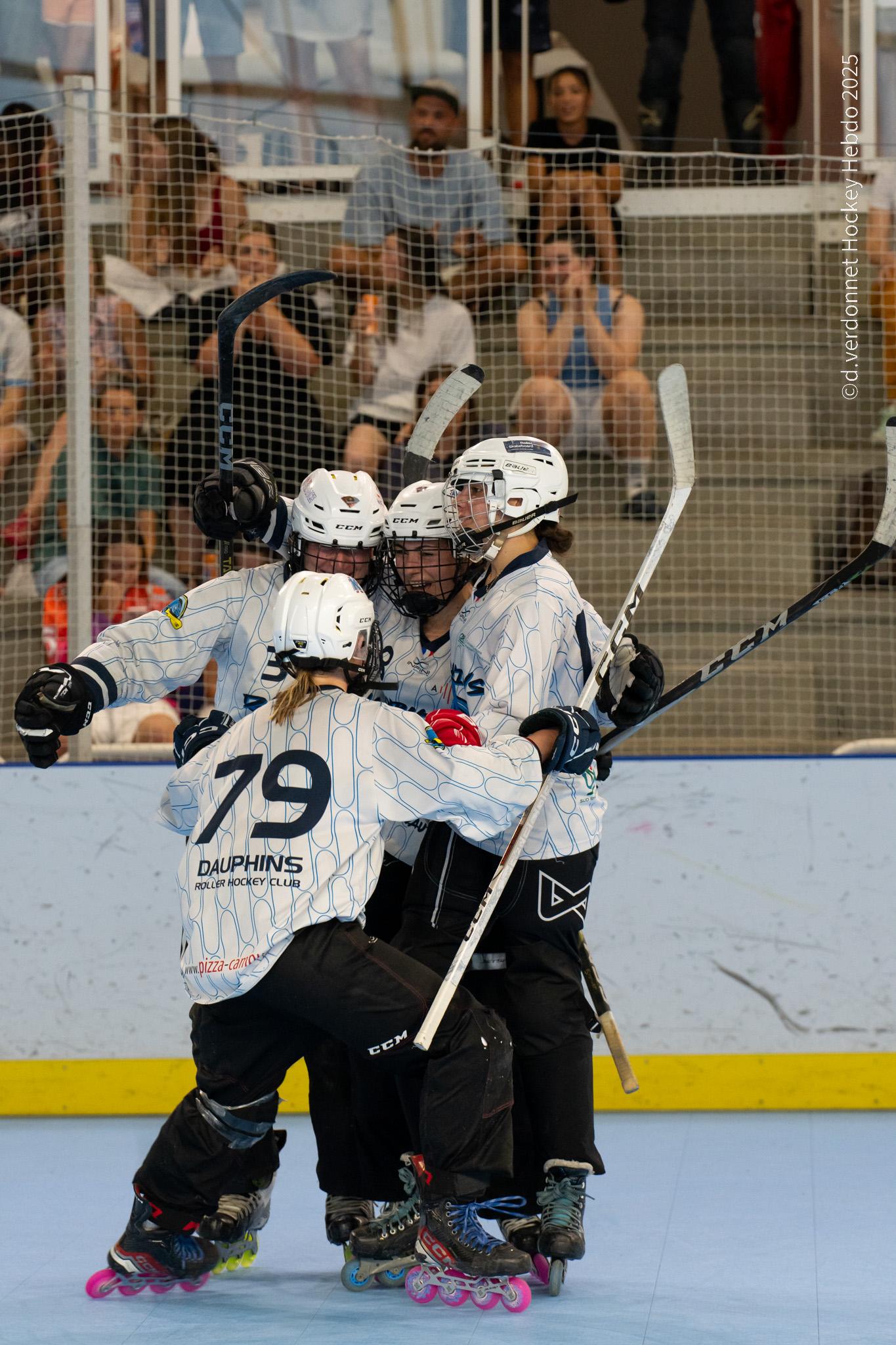 Photo hockey reportage Roller : 1er tournoi féminin à Villard Bonnot