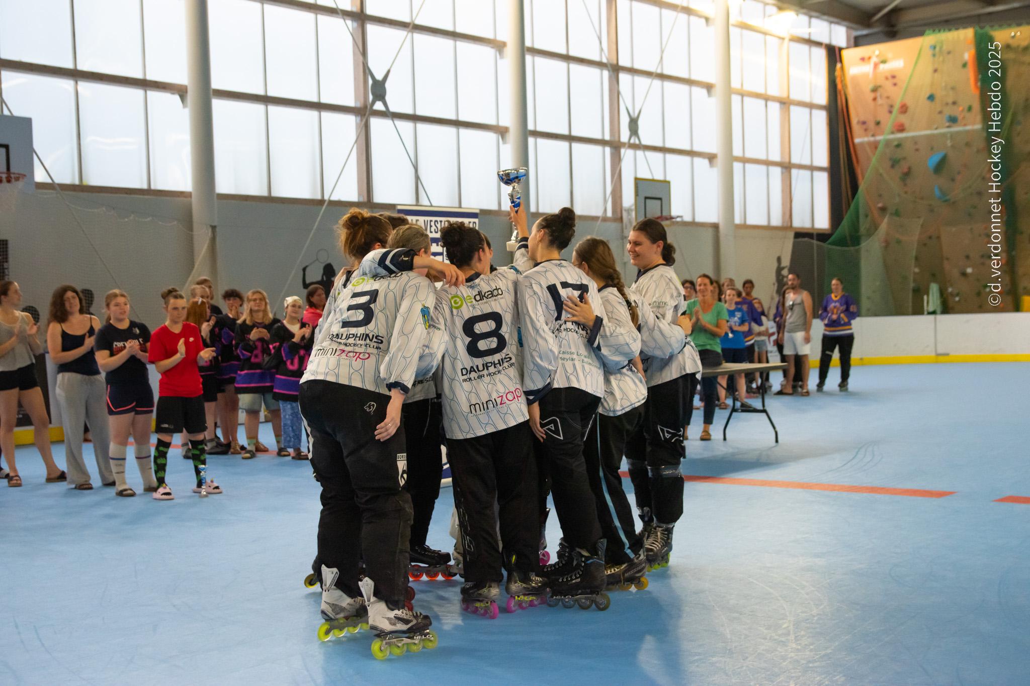 Photo hockey reportage Roller : 1er tournoi féminin à Villard Bonnot