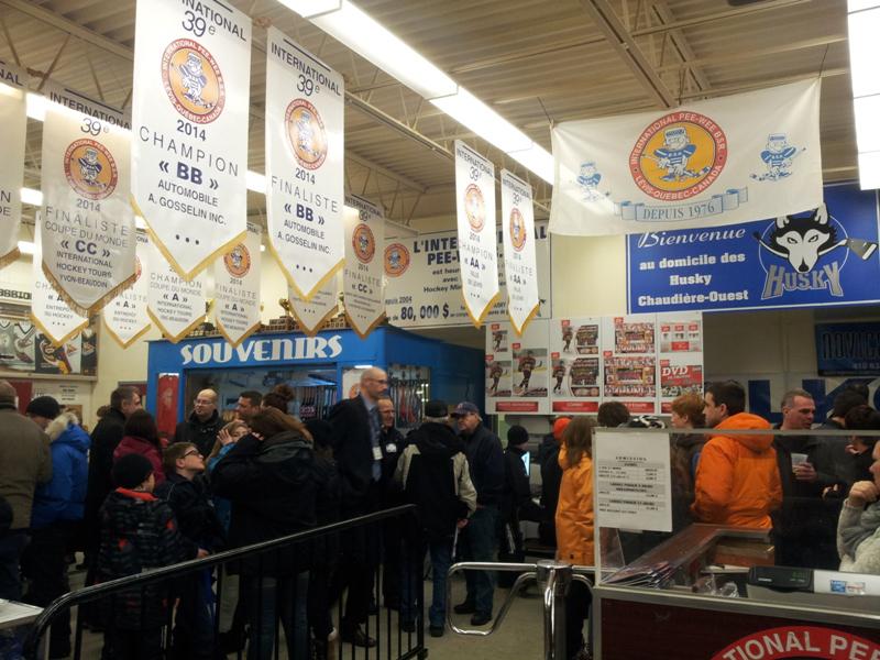 Photo hockey reportage Tournoi international Pee Wee BSR (Québec)
