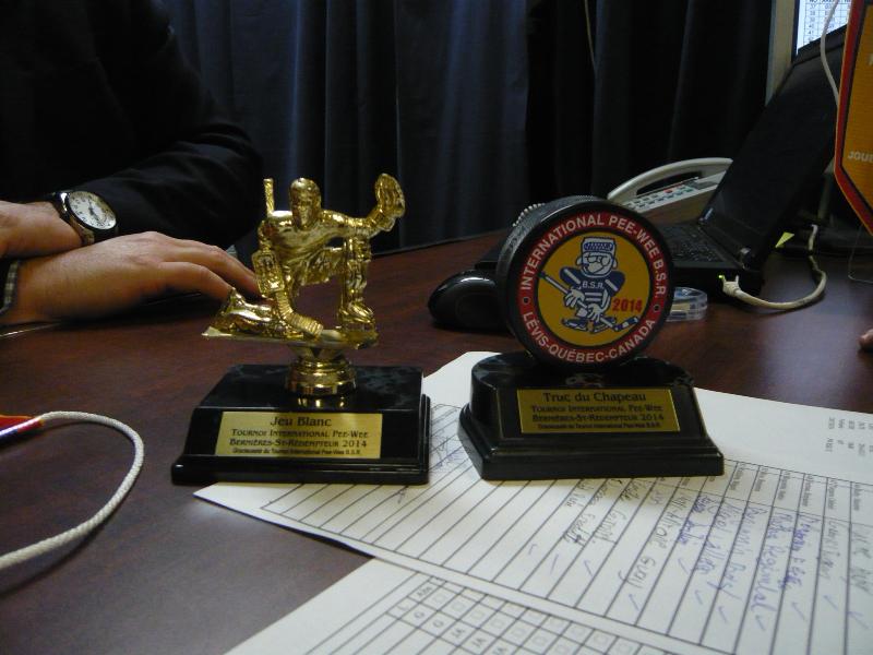 Photo hockey reportage Tournoi international Pee Wee BSR (Québec)