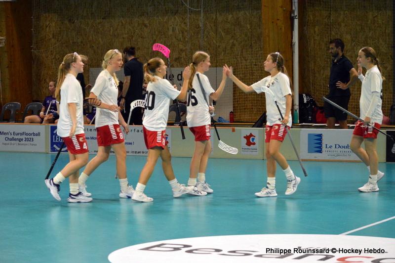 Photo hockey reportage U19 WFCQ : Les Danoises qualifiées au mondial
