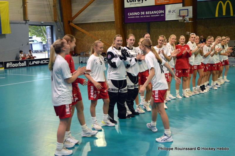 Photo hockey reportage U19 WFCQ : Les Danoises qualifiées au mondial
