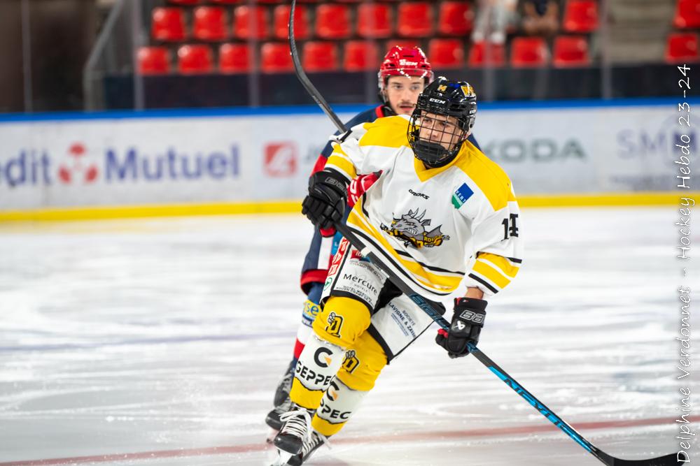 Photo hockey reportage U20 - Grenoble déroule face à Rouen