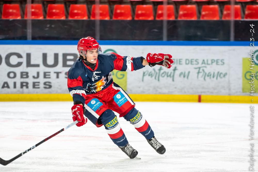 Photo hockey reportage U20 - Grenoble déroule face à Rouen