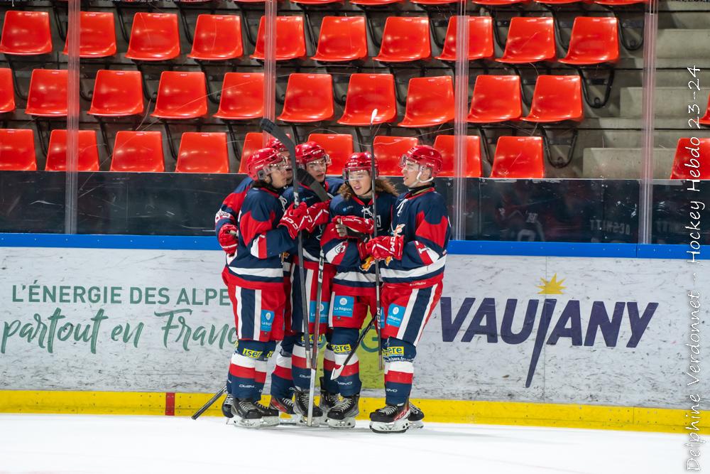 Photo hockey reportage U20 - Grenoble déroule face à Rouen