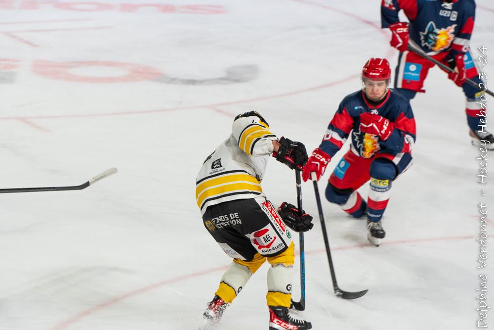 Photo hockey reportage U20 - Grenoble déroule face à Rouen
