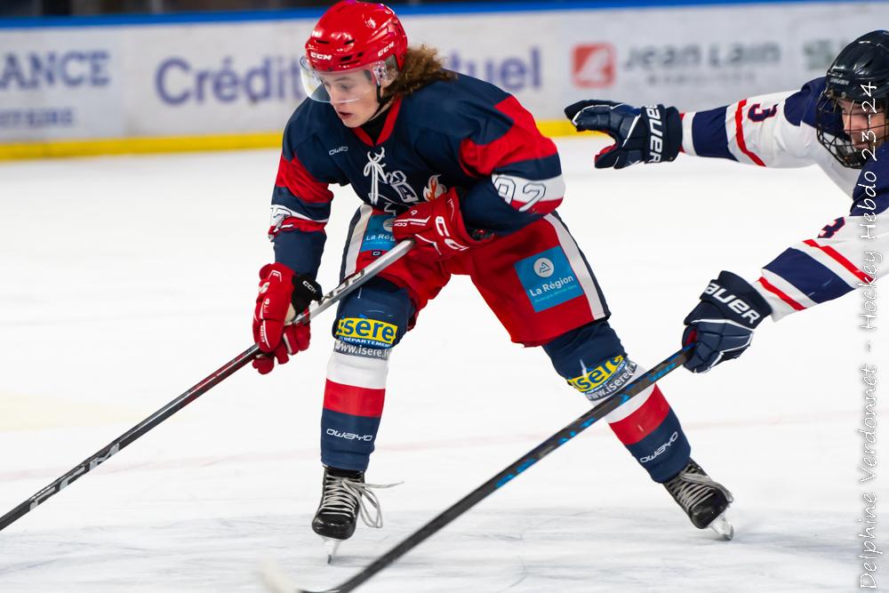 Photo hockey reportage U20 - Grenoble tout en maîtrise vs Angers